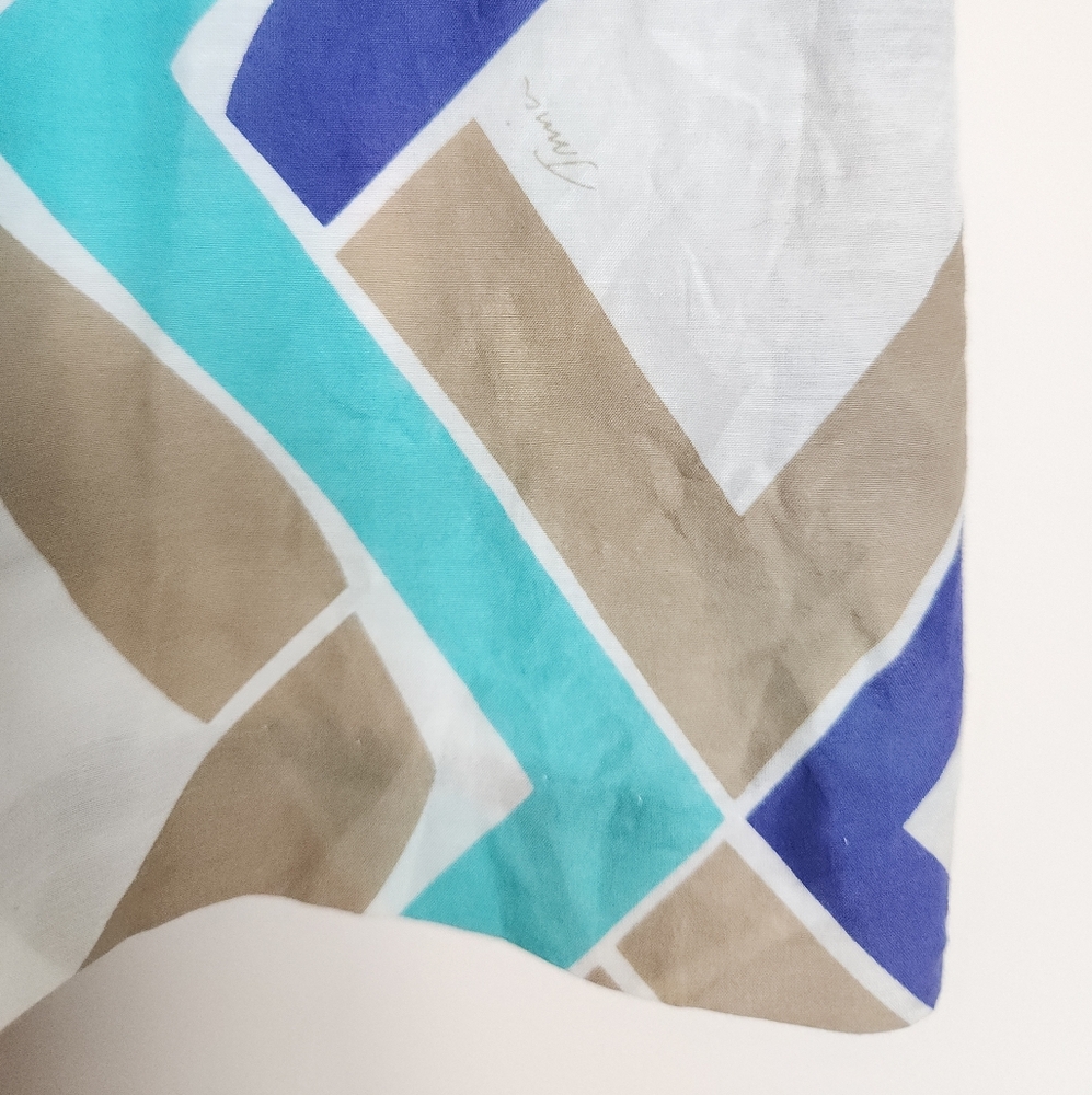 🔥SOLD🔥 Trina Turk Silk Cotton Halter Top - Picture 4 of 9